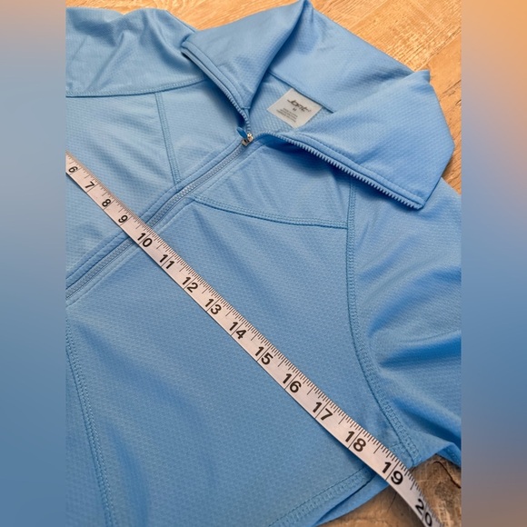 Jofit Blue Full Zip Jacket Women's Size M Lt Blue - Picture 3 of 6